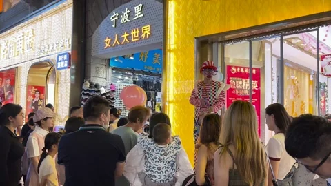 (Mix / Compilation) Central part of Wuhan, China (Jianghan District) Stock Footage 245483598