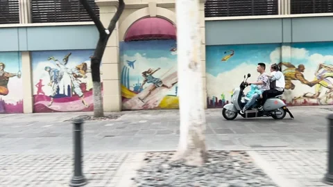 (Mix / Compilation)  various shots in Wuhan roads, China. Stock Footage 245494387