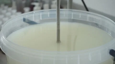 Mix the components of the cream Stock Footage 157971065