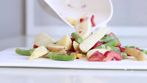 A mix of different vegetables Stock Footage 236389349