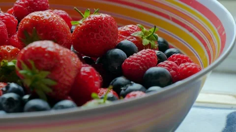 Mix of different wild berries Stock Footage 51219249