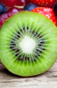 Mix of differrerent berrie Stock Photos