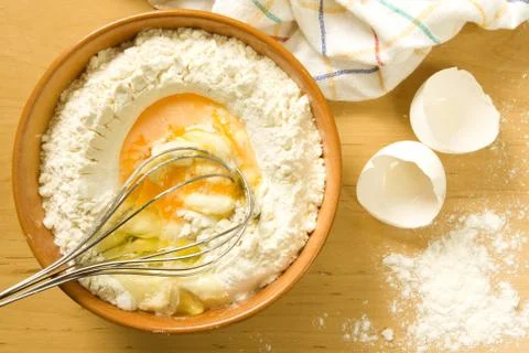 Mix dough Stock Photos