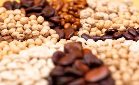 Mix dry beans Stock Photos