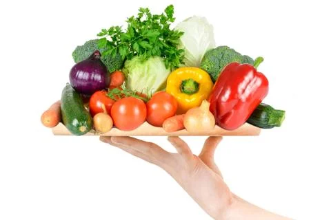 Mix of fresh vegetables 스톡 사진