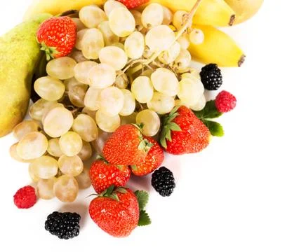 Mix of fruits Stock Photos