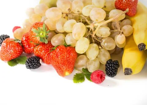 Mix of fruits Stock Photos