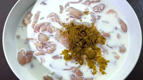 Mix with herbs Stock Footage 315010287