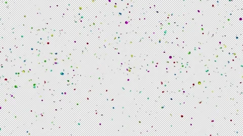 Mix Multi Color Confetti Blast Explosions with Alpha channel 스톡 동영상 237357412