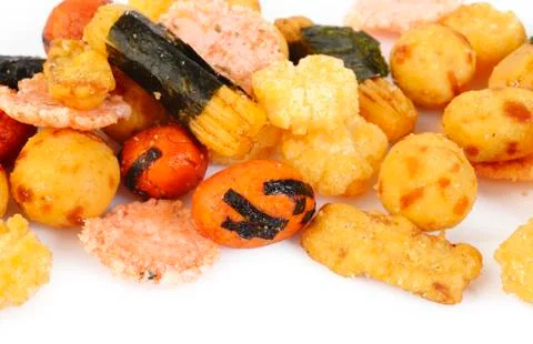 Mix nut and cracker Stock Photos