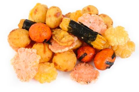 Mix nut and cracker Stock Photos