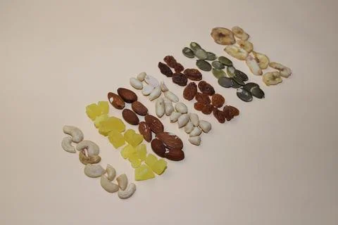 Mix of nuts Stock Photos