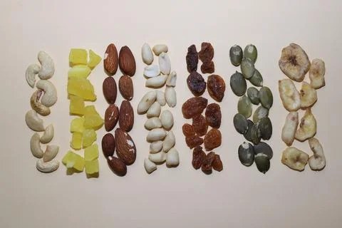 Mix of nuts Stock Photos