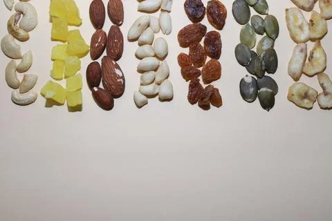 Mix of nuts Stock Photos