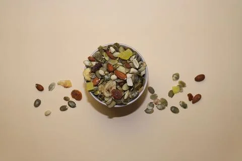 Mix of nuts Stock Photos