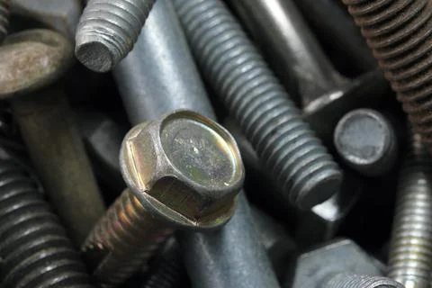 Mix of old different hardware 스톡 사진