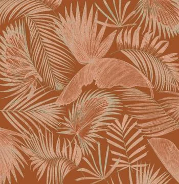 Mix palm leaf tree background Fotos Stock