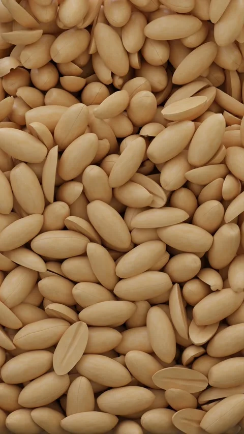Mix Peanut Portrait Vertical Video Animation Curtain Alpha Channel Stock Footage 302126361