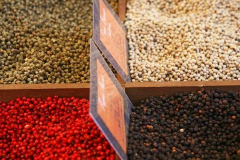 Mix of pepper Stock Photos