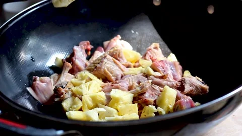 Mix pineapple Stock-Footage 258808499