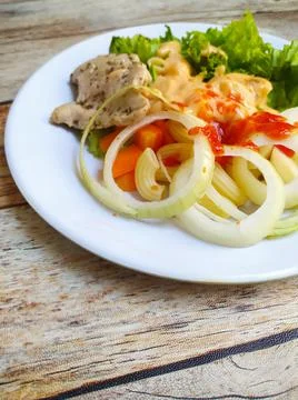 Mix salad vegetable Stock Photos