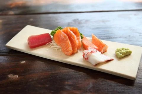 Mix sashimi Stock Photos