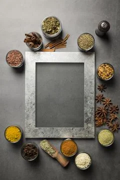 Mix of spices Stock Photos