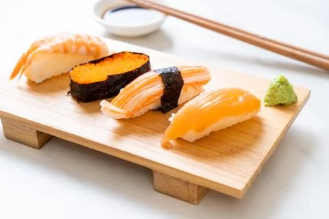 Mix sushi set Stock-Fotos