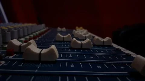 Mix table (side view) Stock Photos