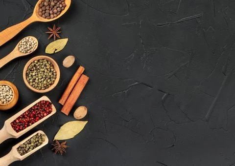 Mix of various spices Foto stock