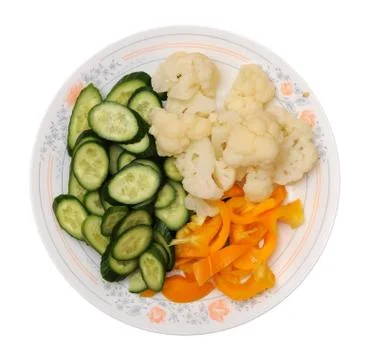 Mix of vegetable dish Stock Photos