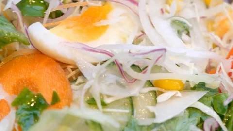 Mix Vegetable Salad Stock Footage 109515487