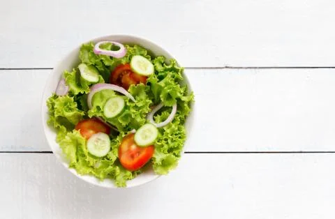 Mix vegetable salad Stock Photos