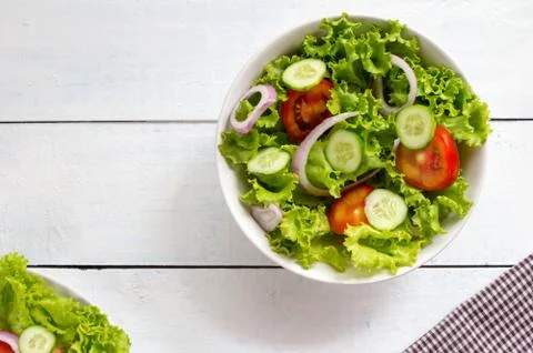 Mix vegetable salad Foto stock