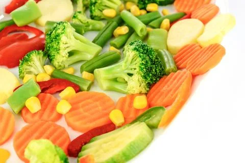Mix of vegetables Stock Photos