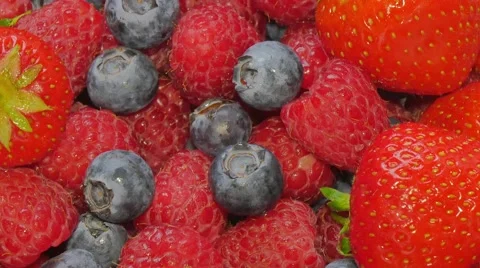 Mix of wild berries Stock Footage 51219242