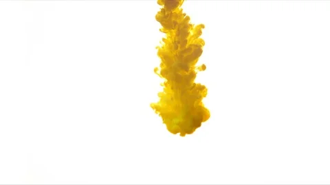Mix Yellow  ink Stock Footage 103330060