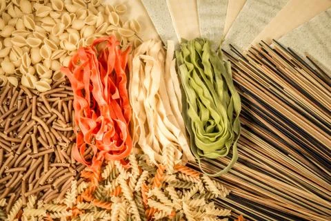 Mixded Pasta Stock Photos