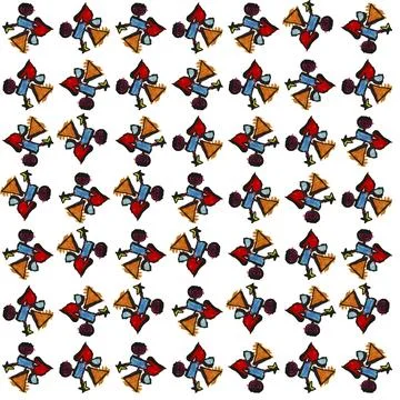 Mixed abstract colors pattern Illustrazione stock