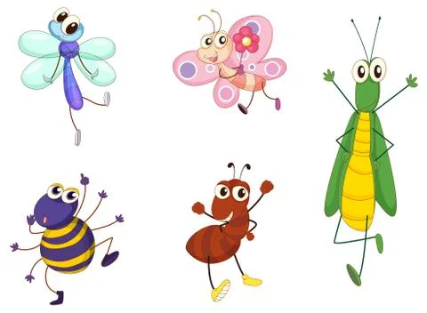 Mixed animals Illustrazione stock