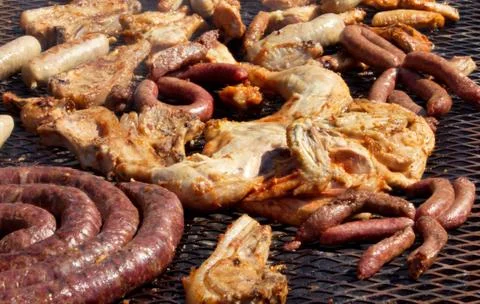 Mixed barbeque Stock Photos
