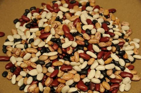 Mixed beans Foto stock