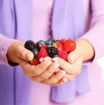 Mixed Berries Stock Photos