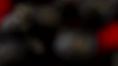 Mixed Berries - Pull into Focus Stock Footage 132537773