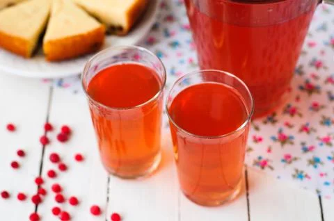 Mixed Berry Drink (Compot) Stock Photos