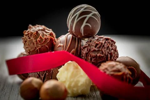 MIXED CHOCOLATE BARS Stock Photos