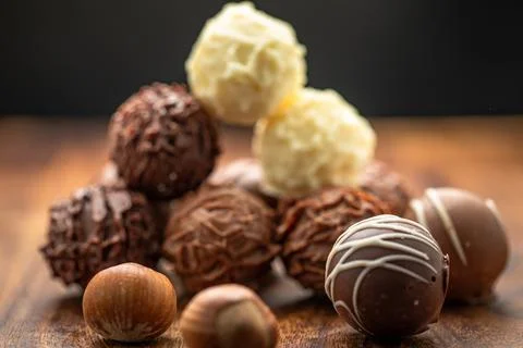MIXED CHOCOLATE BARS Stock Photos
