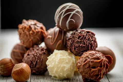 MIXED CHOCOLATE BARS Stock Photos