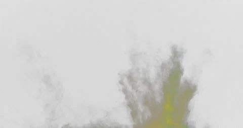 Mixed Color Of Powder Explosion Stock Footage 205560282