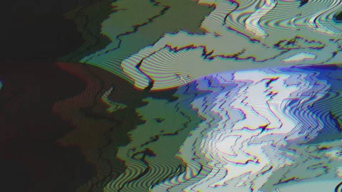 Mixed-colored data error dynamic sci-fi iridescent background. Video stock 147560037